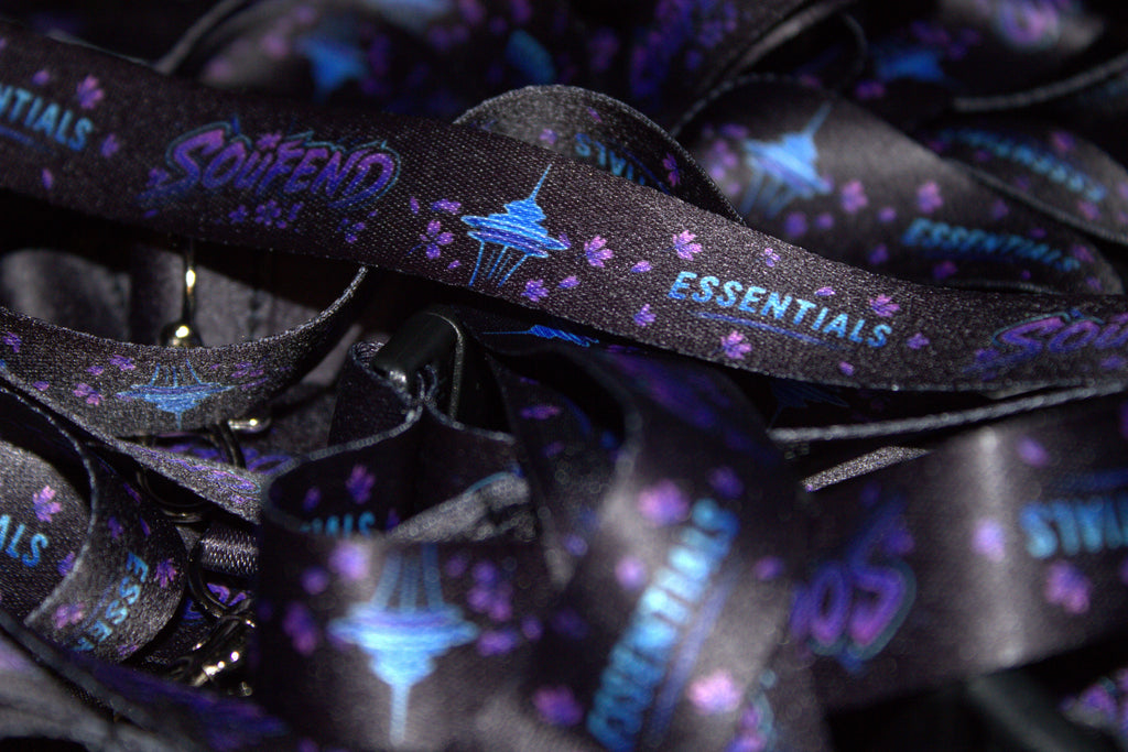 Midnight Bloom Lanyard